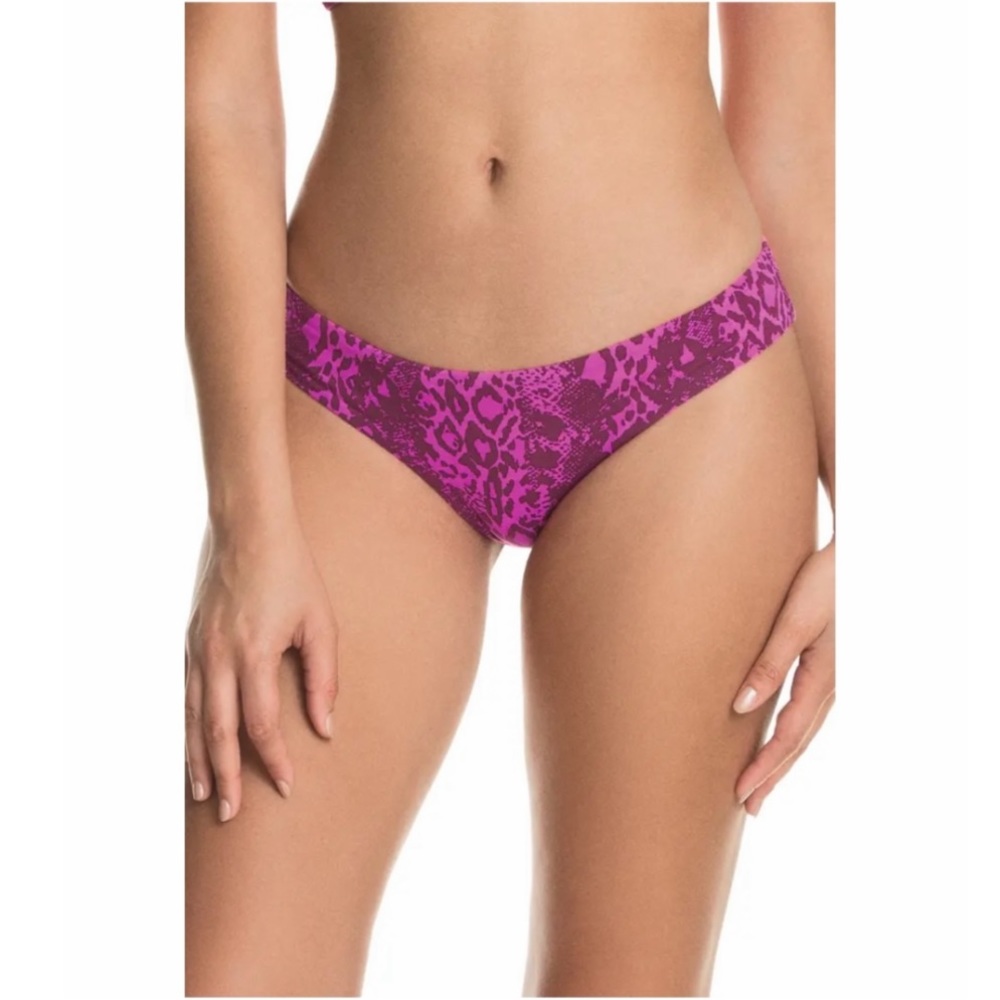 Maaji Pink Love Potion Sublime Reversible Bikini Bottoms Size XS